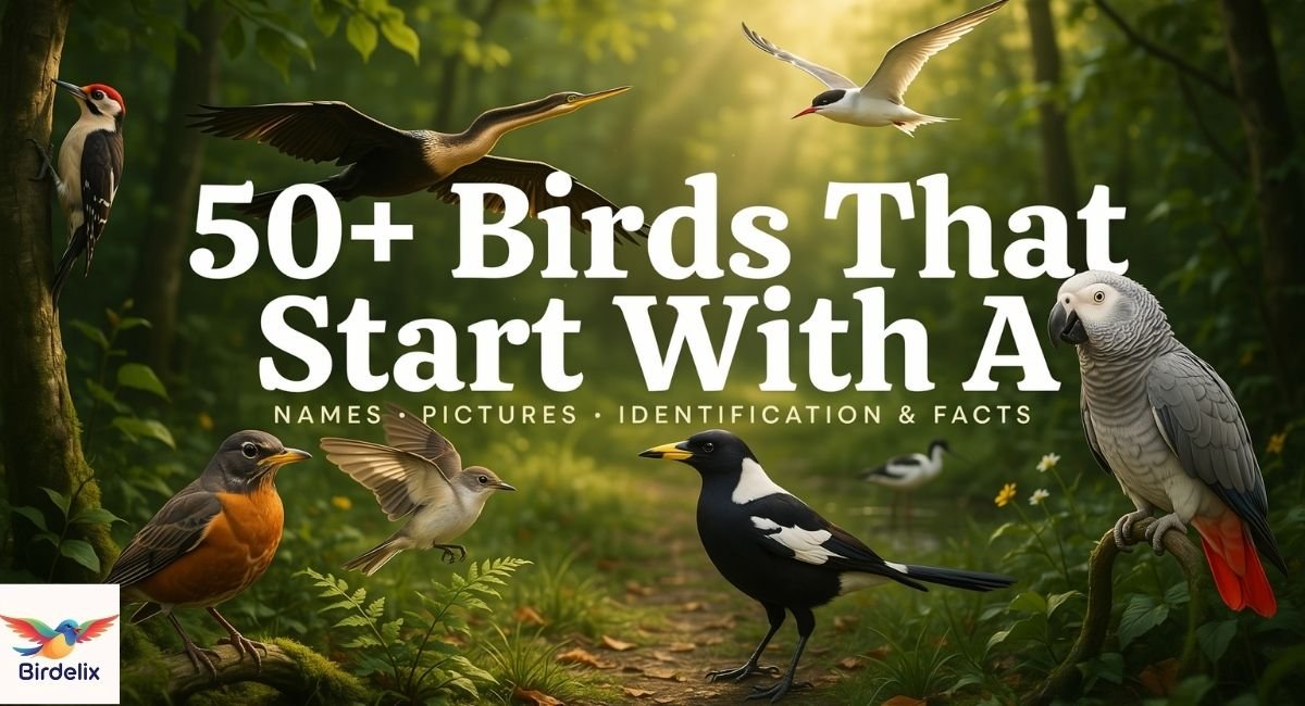 50+ Birds That Start With A (Names, Pictures, Identification & Facts)