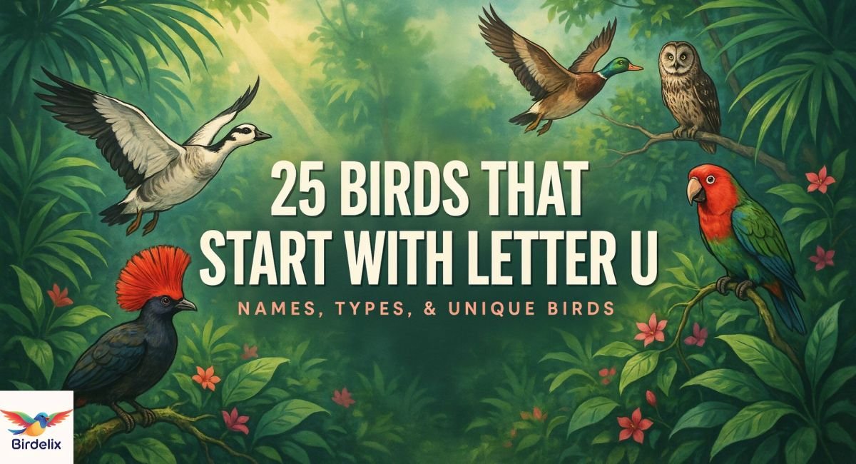25 Birds That Start With Letter U: Names, Types, & Unique Birds