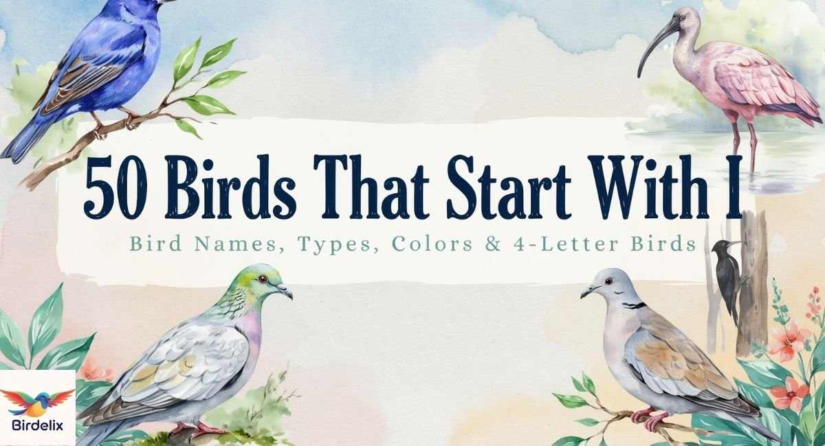 50 Birds That Start With I: Bird Names, Types, Colors & 4-Letter Birds