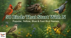 50 Birds That Start With N: Popular, Yellow, Blue & Fast Bird Names