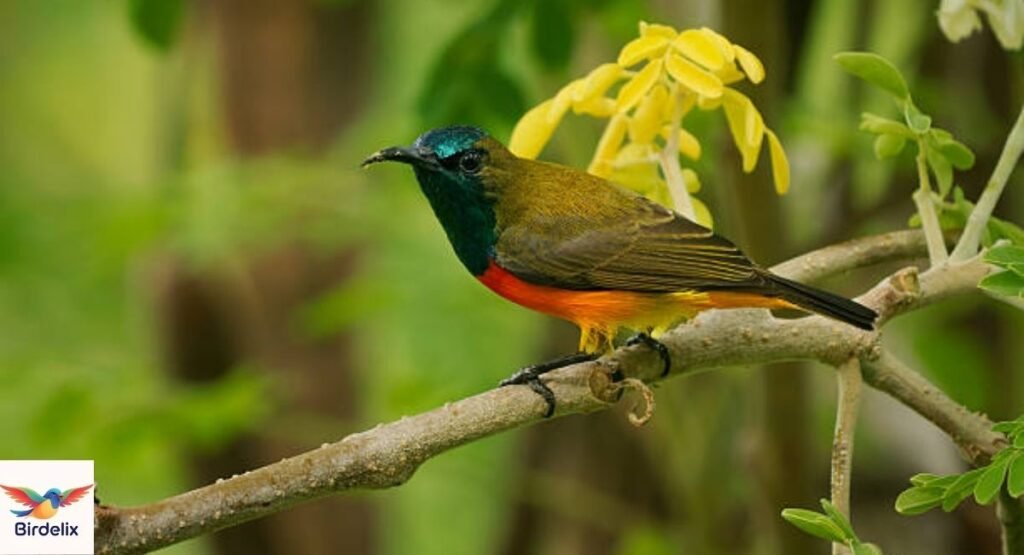 Flame-breasted Sunbird 