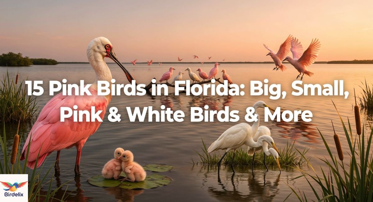 15 Pink Birds in Florida: Big, Small, Pink & White Birds & More