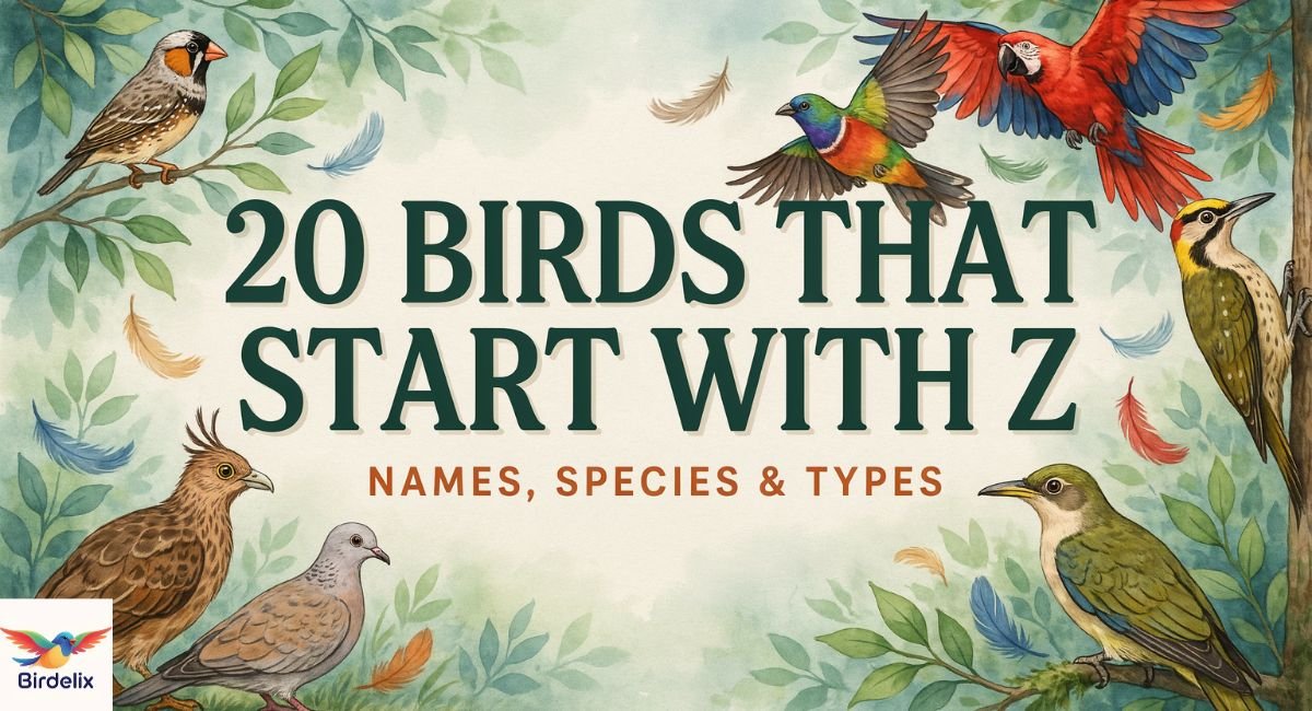 20 Birds That Start With Z: Names, Species & Types