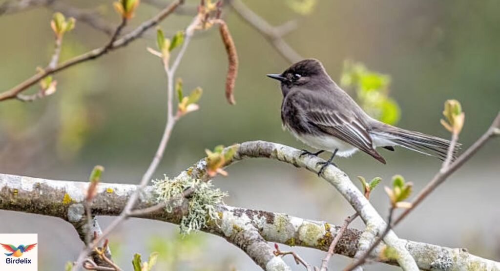 Black Phoebe Bird