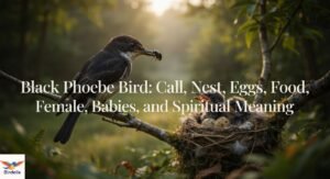 Black Phoebe Bird: Call, Nest, Eggs, Food, Female, Babies, and Spiritual Meaning