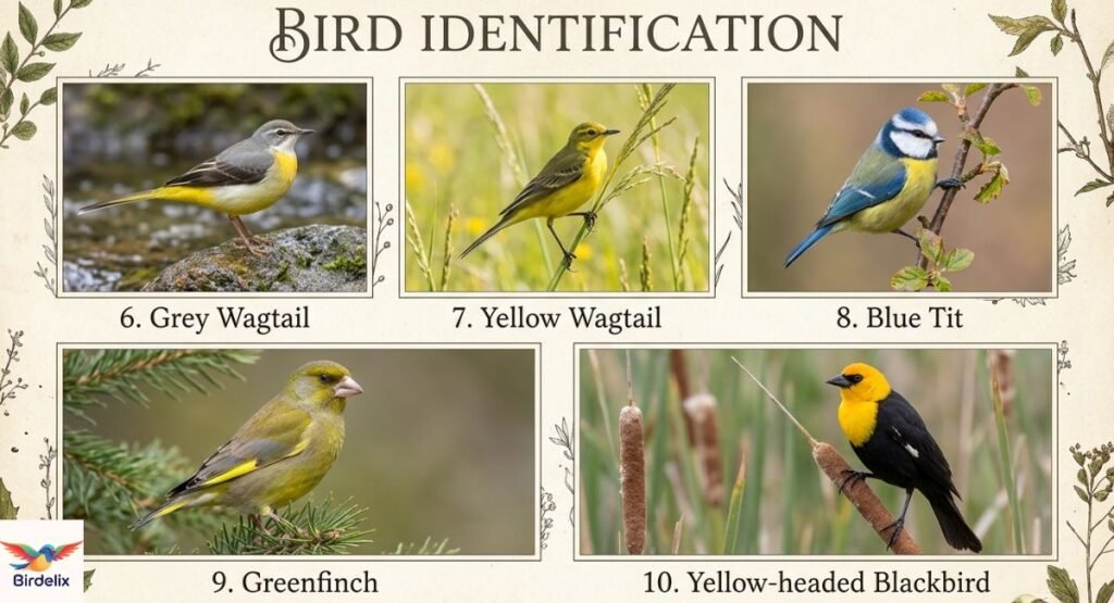 Types of Yellow Birds